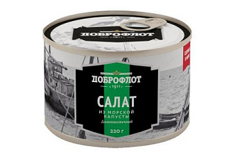 Салат из морск. капусты №6 220гр./24шт. Доброфлот 