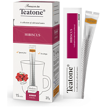 Каркаде (гибискус) TEATONE, (15ШТ*1,8г), Пачка