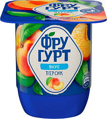 Продукт йогуртный Фругурт Персик 2,5% 115г