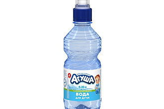 Вода для детей Агуша 0,33л