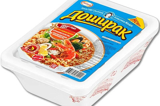 Доширак лапша Морепродукты (т/конт) 90г/24шт "КОЯ"
