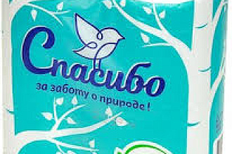 Бумага туалетная PLUSHE Спасибо за заботу о природе 12рул. 2сл