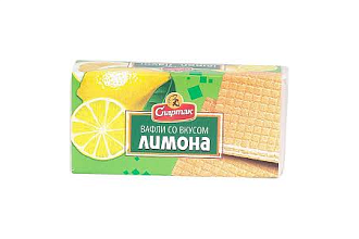 Спартак ОАО СП / Вафли СПАРТАК со вкусом лимона 100г
