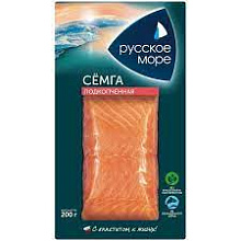 Семга подкопченная филе-кусок 200гр (Рус.Мор) 1/6 NEW