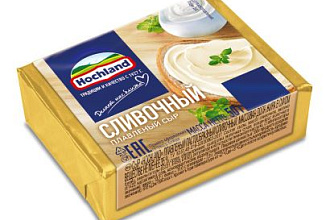 Сыр Плавл. Hochland блок 50г/6 сливочный (только упак)