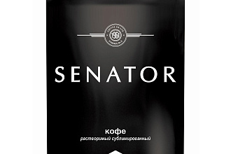 КОФЕ раств. сублимир.SENATOR дой-пак 1/20 шт./75 гр, SOBRANIE