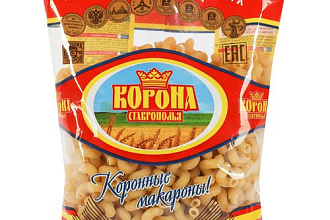 Макароны 450гр. ассорти Корона Ставрополья Сенько