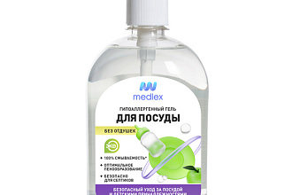 Моющее средство для посуды Чистый состав 500мл. Medlex