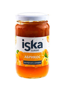 Ягода протертая Абрикос Iska 420г ст/б
