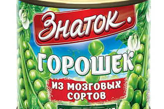 Горошек зеленый 425гр./12шт Знаток