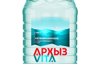 Архыз Vita 5л. негаз ПЭТ Горная природная питьевая 