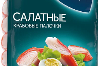 Крабовые палочки Салатные имит. охлажд. 200гр/8 Русское море