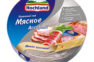 Хохланд круг Ассорти серое (мясное) 140г ШБ