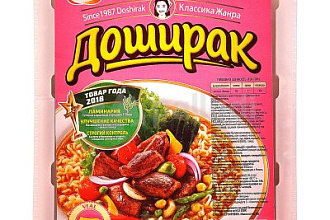 Доширак лапша Телятина (т/конт) 90г/24шт КОЯ