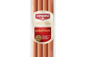 Сосиски Баварские фас 0,35 кг Стародворские Колбасы