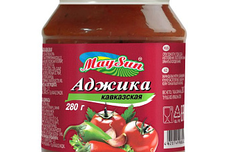 Аджика Кавказская 280гр./15шт. MAY SUN 