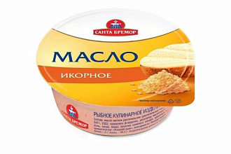Масло бутербродное Икорное 100гр/12 Бремор