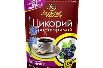 Цикорий Золотой корешок с черникой 100г