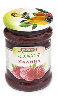 Джем из малины Экопродукт 320г ст/б
