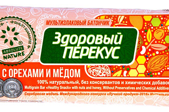 Батончик Мюсли С орехами и Медом 60гр./20шт. Диво-Хлеб