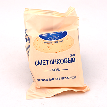 Сыр Сметанковый 50%, 200 гр Молочный Мир