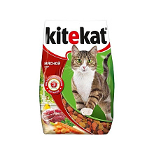 Корм сухой для кошек Мясной Пир 350гр./18шт. KiteKat