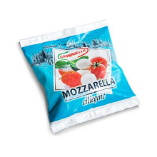 Сыр Моцарелла Чильеджини в рассоле 40% , GRANABELLA, 100г (С рассолом 210гр)
