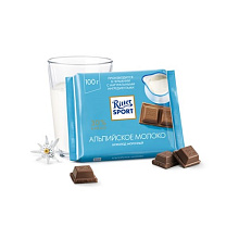 Шоколад Ritter Sport альпийское молоко 100 гр./12 шт.