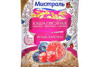 Каша Мистраль Черника Брусника Малина 40гр.