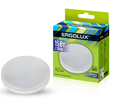 Лампа светод-я эл. Ergolux LED-GX53-15W-GX53-6K 15Вт