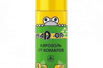 NADZOR Спрей от комаров и мошек 100мл Айсор