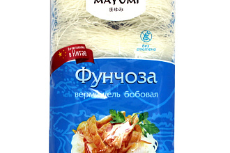 Вермишель бобовая Фунчоза 200г пакет Mayumi