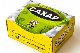 Сахар белый кусковой ГОСТ 500гр. Кубань Матушка