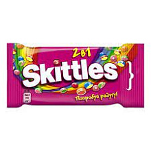 Skittles жев.конфеты в глазури 2 в 1 38 гр.*12шт