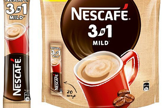 Нескафе Мягкий 14,5г*20шт/20бл. 3 в одном
