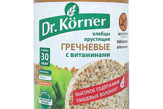 Хлебцы Гречневые с вит 100г 1*20 Dr Korner