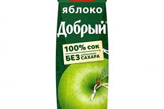 Сок Добрый яблоко, 1 л/12