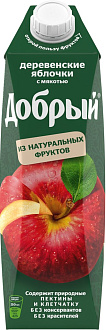 Сок Добрый Деревенские яблочки 1л.