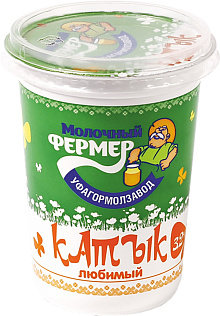 Катык Любимый 3,2% 450гр. Молочный Фермер