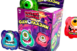 Жевательный мармелад Одноглазик 12*36*7гр