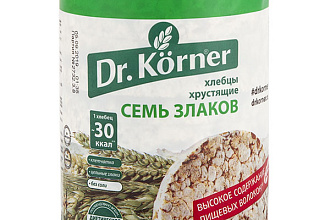 Хлебцы 7 злаков 100г 1*20 Dr Korner