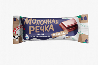 Десерт глазир. Какао 25% 1/20/40 гр. Молочная Речка