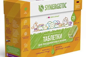 Synergetic Бесфосфатные таблетки 25 шт для ПММ