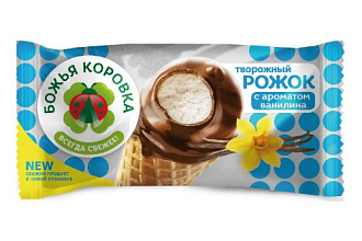 Сырок тв глаз с ваниль БОЖЬЯ КОРОВКА 23% 40гр.