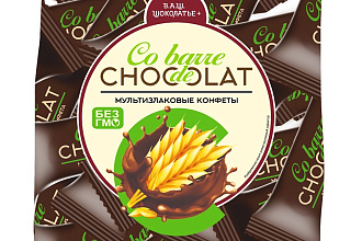 КОНФЕТЫ фас CO BARRE DE CHOCOLAT с темн.глаз. 150гр./21шт., ВАШ Шоколатье