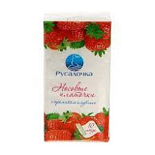 Платочки носовые бумажные Русалочка 6х10 шт 1*60