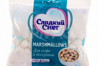 Конфеты неглаз. Сладкий снег Marshmallows mini 40гр*20