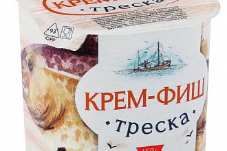 Европром Паста Крем-фиш треска 150г(6шт) пластик