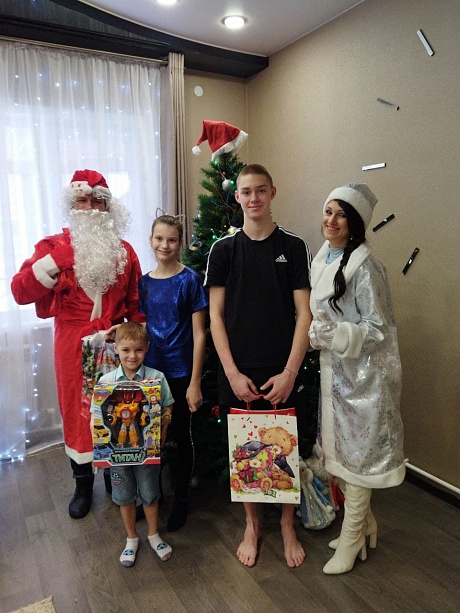 ППО Новосибирска поздравила детей с Новым годом