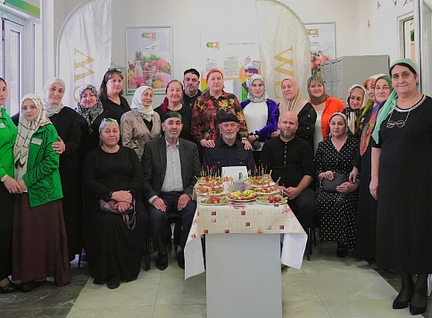 Фоторепортаж с празднования двухлетия магазина One Shop Продукты в Грозном